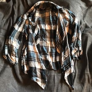 Flannel blouse shirt